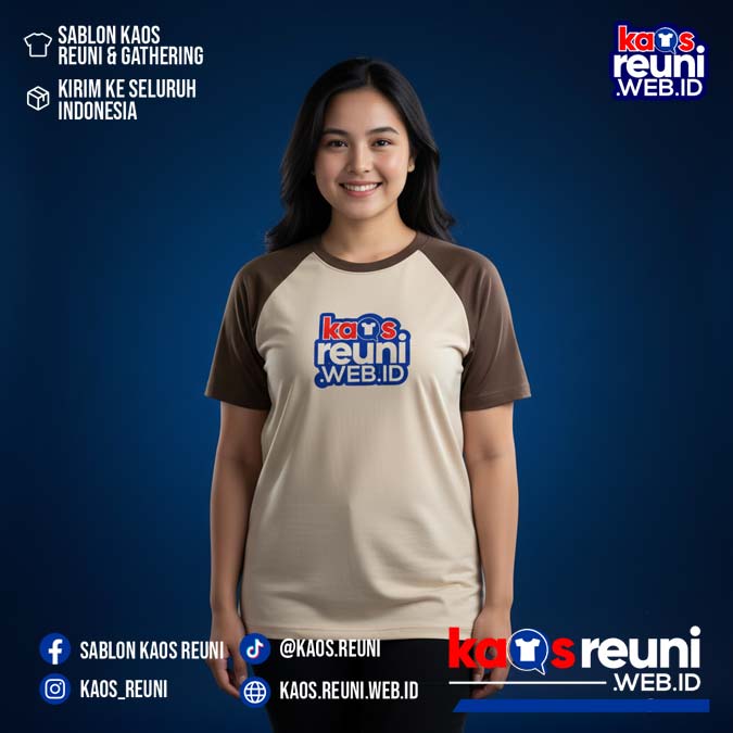 Dark Olive   Cream   Warna Kain Kaos Reuni Gathering (1)