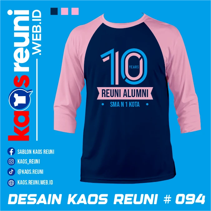 Desain Kaos Reuni 10 Tahun (1)