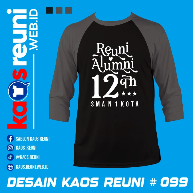 Desain Kaos Reuni 12 Tahun (1)