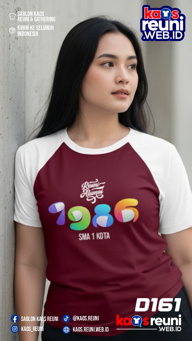 Desain Kaos Reuni 1986 (2)