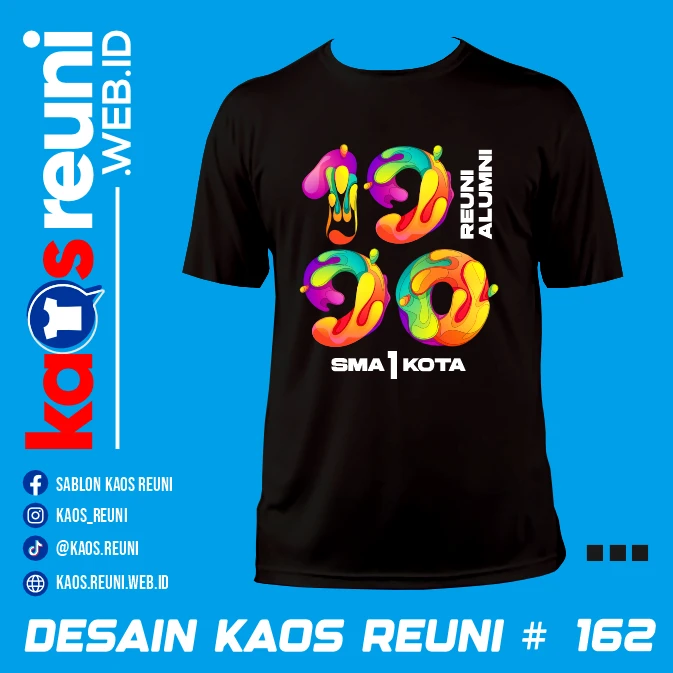 Desain Kaos Reuni 1990 (1)