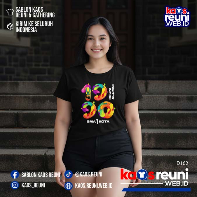 Desain Kaos Reuni 1990 (2)
