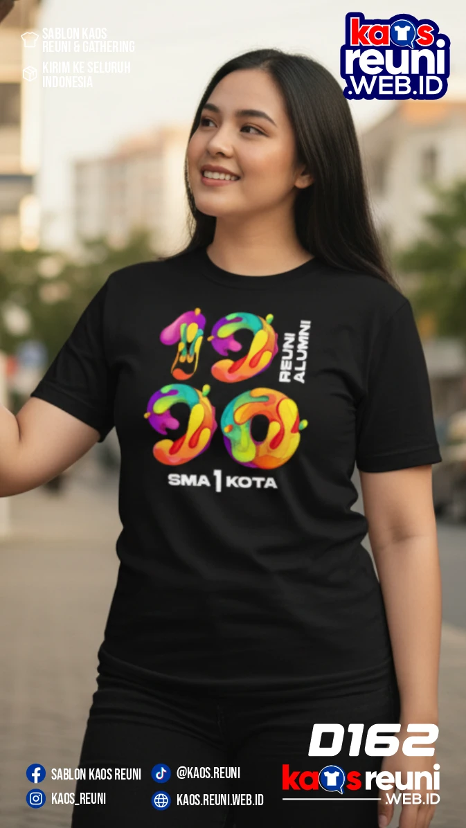 Desain Kaos Reuni 1990 (3)