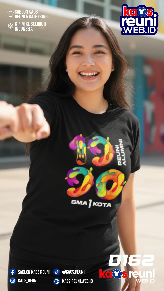 Desain Kaos Reuni 1990 (2)