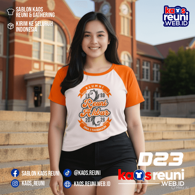 Desain Kaos Reuni 1999 Orange Putih (7)