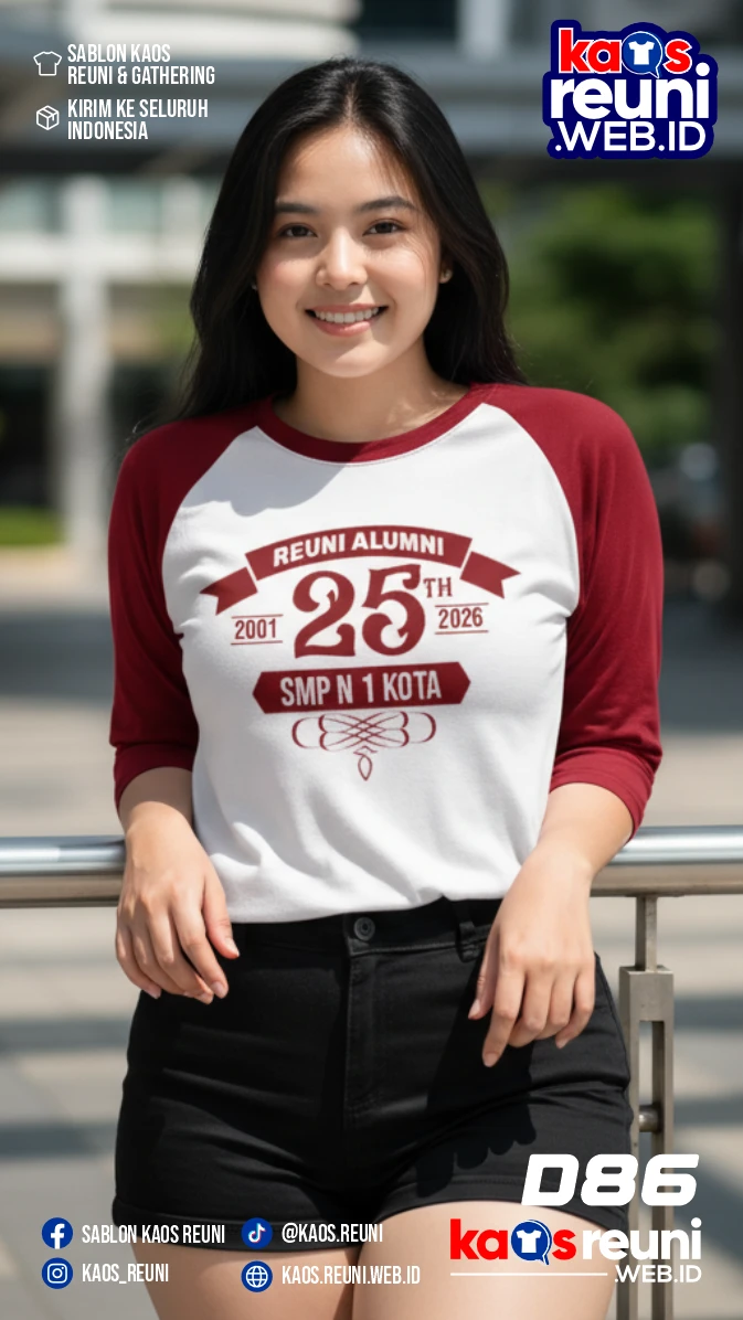 Desain Kaos Reuni 25 Tahun (2)