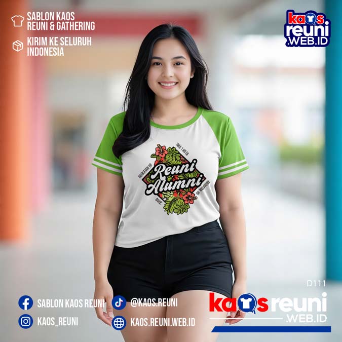 Desain Kaos Reuni Bunga (2)