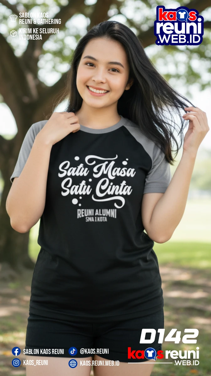 Desain Kaos Reuni Satu Masa Satu Cinta (2)