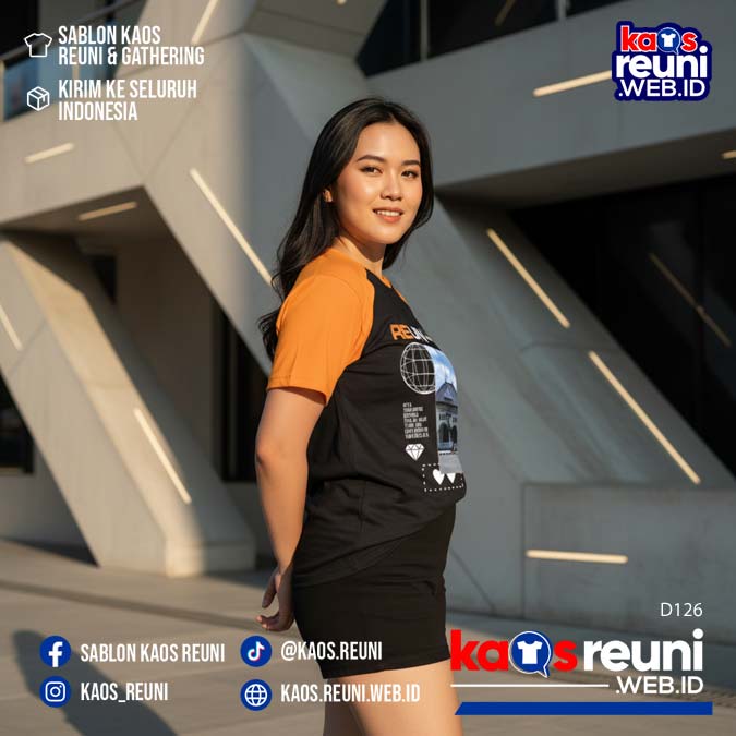 Desain Kaos Reuni StreetWear Black Orange (17)