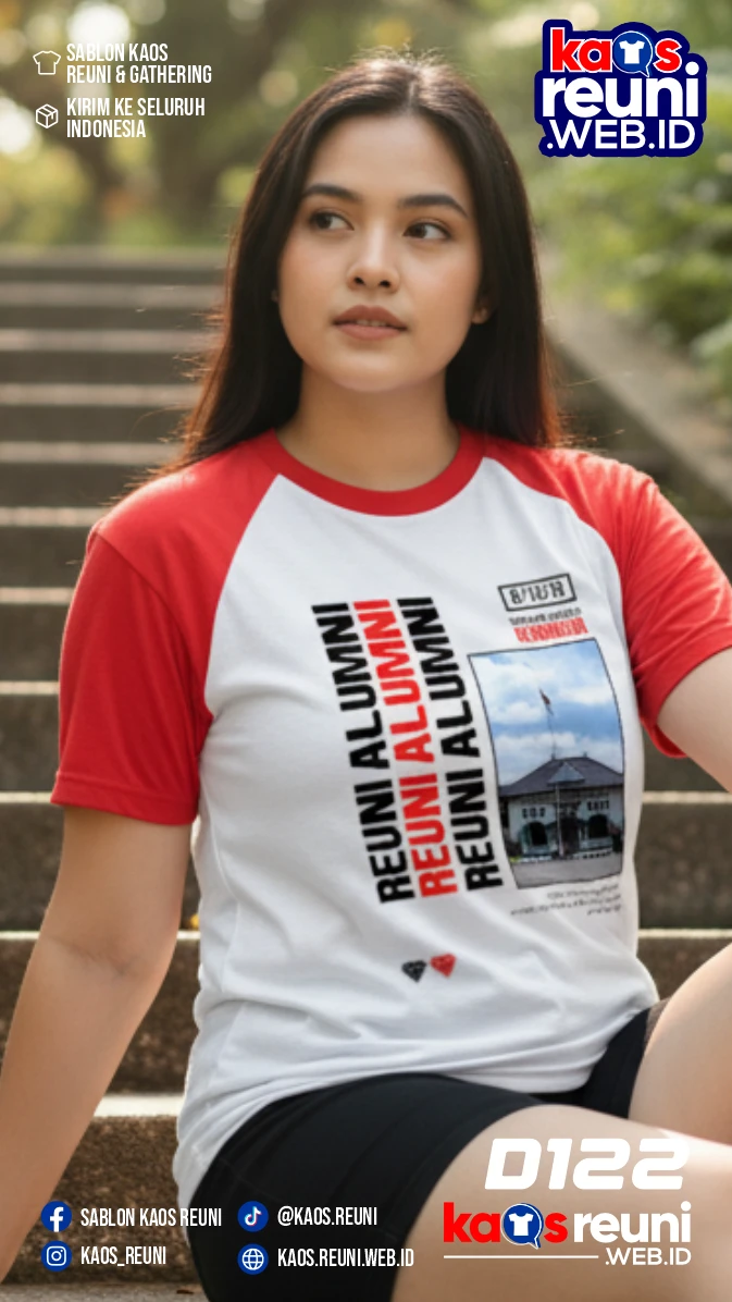 Desain Kaos Reuni StreetWear Red White (2)