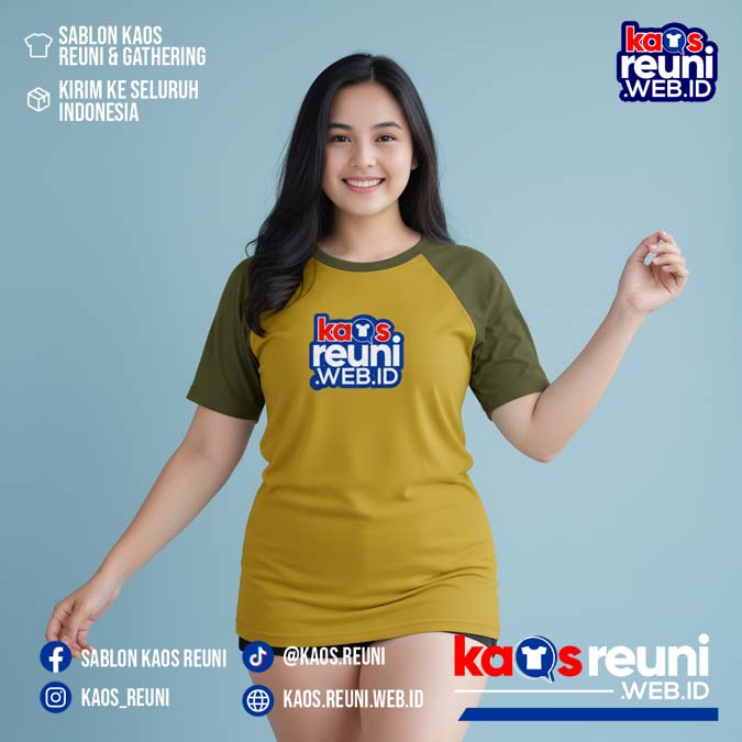 Dijon Yellow   Hijau TNI   Warna Kain Kaos Reuni Gathering (4)