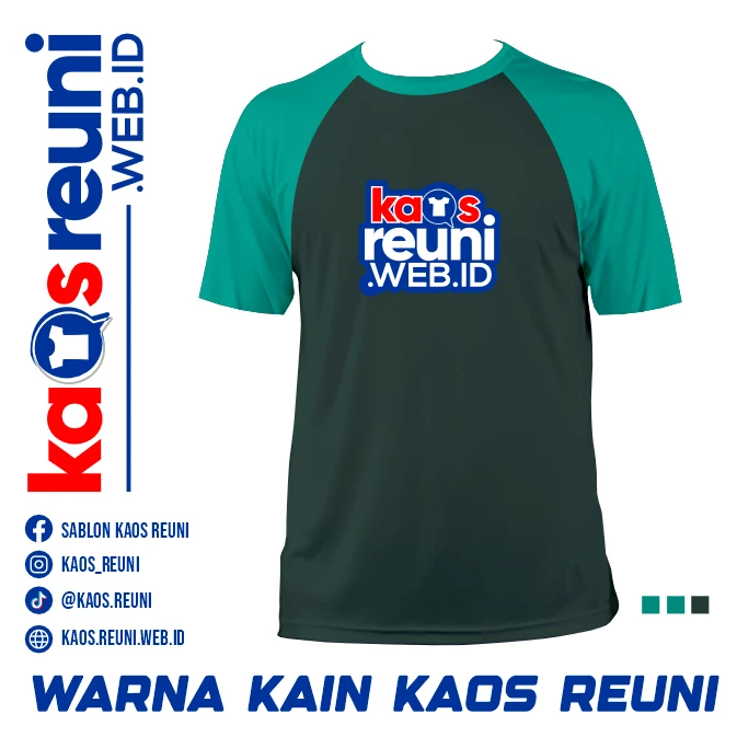 Hijau Botol Special   Tosca   Warna Kain Kaos Reuni Gathering (1)