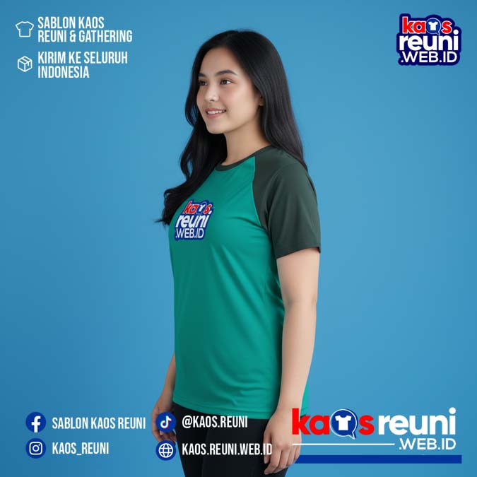 Hijau Botol Special   Tosca   Warna Kain Kaos Reuni Gathering (12)