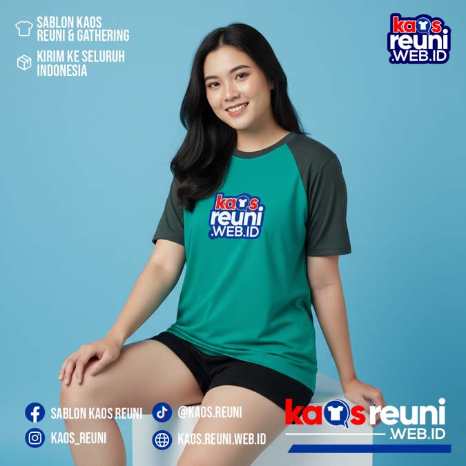 Hijau Botol Special   Tosca   Warna Kain Kaos Reuni Gathering (14)