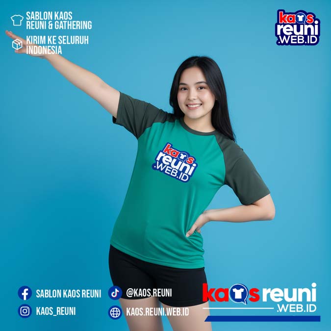 Hijau Botol Special   Tosca   Warna Kain Kaos Reuni Gathering (15)