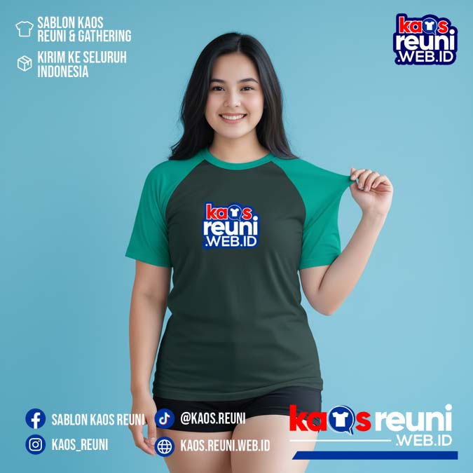 Hijau Botol Special   Tosca   Warna Kain Kaos Reuni Gathering (2)