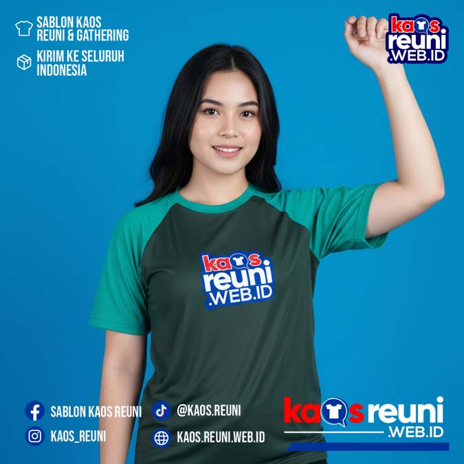 Hijau Botol Special   Tosca   Warna Kain Kaos Reuni Gathering (20)