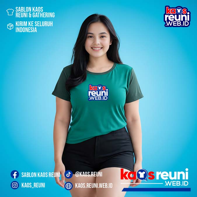 Hijau Botol Special   Tosca   Warna Kain Kaos Reuni Gathering (26)