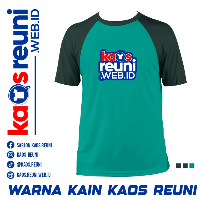 Hijau Botol Special   Tosca   Warna Kain Kaos Reuni Gathering (5)