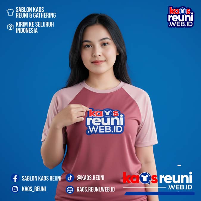 PEONY PINK   BLUSH RED  Warna Kain Kaos Reuni Gathering (8)