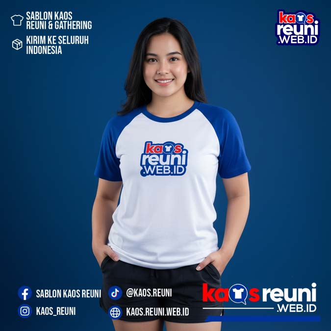 Putih   Merah Cabe   Benhur Special   Kaos Raglan Reuni (18)
