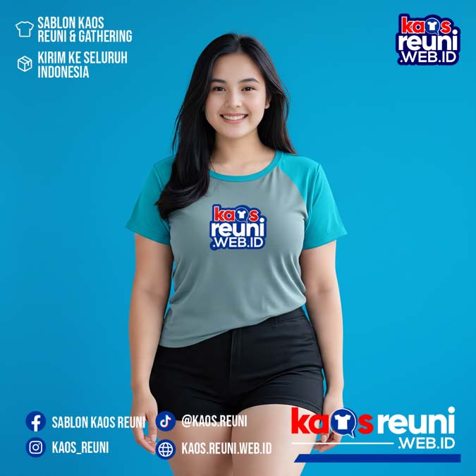 Turkis   Cameo Blue   Warna Kain Kaos Reuni Gathering (25)