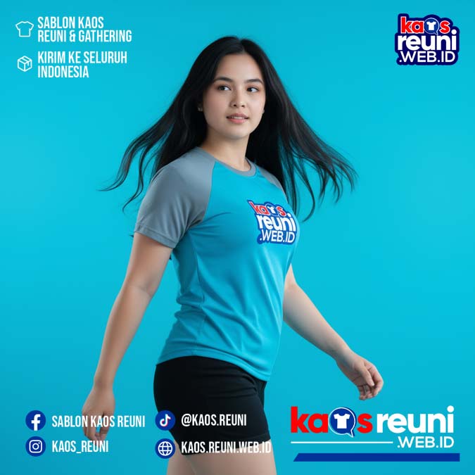 Turkis   Cameo Blue   Warna Kain Kaos Reuni Gathering (3)