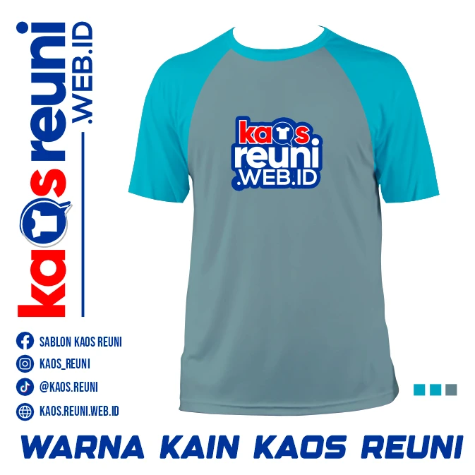 Turkis   Cameo Blue   Warna Kain Kaos Reuni Gathering (5)