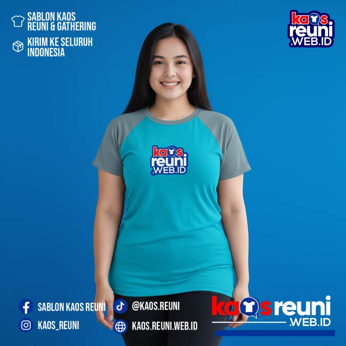 Turkis   Cameo Blue   Warna Kain Kaos Reuni Gathering (7)