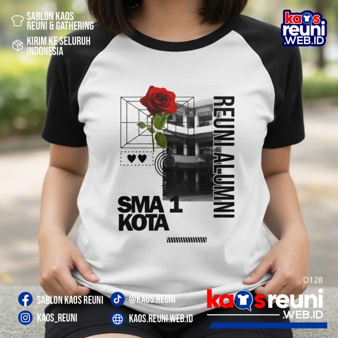 Bank Konten 3 Detail Mawar Merah Kontemporer D128