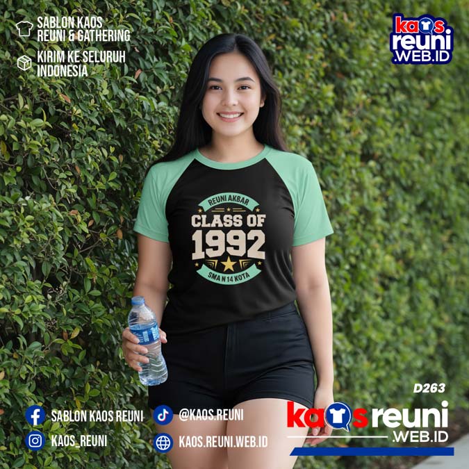 Desain Kaos Reuni 1992 Hijau Mint (15)