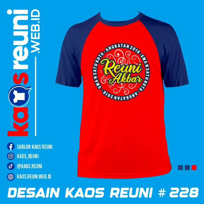 Desain Kaos Reuni 2018 Benhur Merah (1)