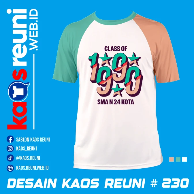 Desain Kaos Reuni SMA 1990 (1)